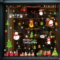 Christmas and New Year window stickers with Santa, snowman and festive tree decorations - Christmas Snowman Sticker SK2321