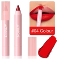 DUNUF Matter Lippenstift-Stift Nr. 04 in leuchtendem Rot, langanhaltend und matt - LP-A04