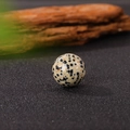 Polished 20mm Dalmatian jasper natural stone sphere for DIY jewelry making - 20*20mm / Spotted Stone