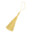 Golden yellow tassel pendant accessory for DIY bookmarks and graduation cap decoration - Beige Tassel