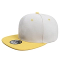 M (56-58cm) Beige Top Bright Yellow Brim