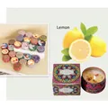 Candela profumata al limone in barattolo vintage con confezione regalo abbinata - Limone Confezione Regalo