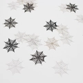 Confettis de toile d'araignée Halloween noir et blanc pour décoration de table - Toile d'Araignée Noir et Blanc