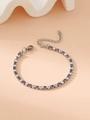 Bracelet 3mm Light Purple & White 1:1