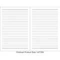 Capybara A5 notebook variant featuring lined inner pages sized 142x208mm for students - 21.5*15.5*3CM / Default Inner Page (Single Color Lined)