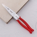 Creative needle nose pliers ballpoint pen with a red handle and protective head cover - Red Pliers