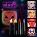 Set A face and body paint sticks with four colors including white yellow red and blue - Set A
