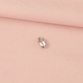 Dettaglio di una chiusura a moschettone in argento per creazione gioielli DIY - Color Acciaio / Argento