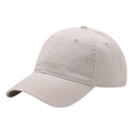 Detalle de gorra de béisbol de algodón beige con corona de seis paneles y ojales bordados - Circunferencia de la cabeza 59-65CM / Beige
