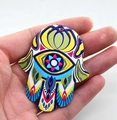 Colorful acrylic Hamsa Hand pendants for DIY jewelry making in various bright colors - Style 8