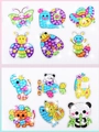 5D DIY diamond painting stickers for kids featuring 12 colorful insect and animal designs - Laser PVC Series 9/12 Styles