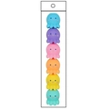 Set of six colorful octopus-shaped fidget toys in blue, pink, and yellow silicone - Individual Bag / Octopus Acrylic