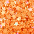 DIY star-shaped beads in orange AB finish for handmade jewelry and acrylic accessories - Orange Star / 19g/Pack (Approx. 100pcs)