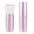 Einziehbarer rosa Katzenpfote Make-up-Pinsel für Puder und Rouge mit weichen Borsten - Rosa Katzenpfoten-Teleskop-Pinsel