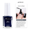 Detail showing 12ml peel-off nail art mask and step-by-step usage guide for nail protection - Peel-off Nail Mask