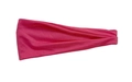 Breathable wide pink sports headband for running and fitness training for women - Rose Red