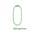 DIY colorful bead chain accessory in light green finish for handmade jewelry charms - Grass Green