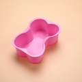 Stampo in silicone rosa a forma di osso per torte creative fai da te per animali - Stampo per torta a osso / Rosa