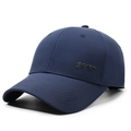 Gorra de béisbol azul marino de secado rápido con logo SPIRIT y orificios de láser - Ajustable / Azul marino