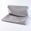 Gray plush faux fur replacement cover for hanging cat bed with soft warm texture - L-Shaped Hammock Rabbit Fur Grey (Cover Only)