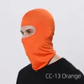 Orange CC-13 windproof cycling balaclava mask with breathable high-elasticity fabric - Orange