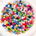 6mm zylindrische Acrylperlen in verschiedenen Verlaufsfarben für DIY-Schmuck - 5x6mm (Loch ca. 2,2mm) / Zufällige Mischfarben