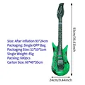 Grüne aufblasbare Rock-n-Roll Gitarre aus PVC, 93cm x 24cm großes Party-Musikspielzeug - Gitarre 95CM / Grün