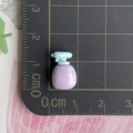 Detailed macro view showing the 1.5cm miniature purple spray bottle resin accessory - Purple Spray Bottle / Mini