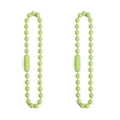 Cadena de bolas de hierro verde claro para joyería DIY y accesorios de llavero - Verde Hierba