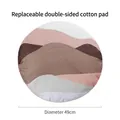 Vervangbaar dubbelzijdig katoenen kussen van 49cm met abstract bergpatroon voor bed - Wiegennest / Wiegennest Enkel Kussen [Groot]