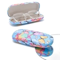 Oil painting butterfly pattern hard shell glasses case with soft velvet lining - Butterfly Dream