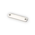 Polished silver stainless steel rectangular connector with double holes for jewelry making - 8*30MM Double Hole / Gold