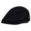 Men's black beret flat cap with breathable mesh back and 3D embossed lettering decoration - Adjustable (54-62cm) / Breathable Mesh Style / Black