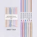 Set di evidenziatori Morandi a doppia punta in colori pastello tenui per gli studenti - Serie Sweet - Set da 6 Colori