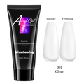 Professional clear UV LED acrylic nail gel in a 30ml tube for fast nail extension - Clear (30ml)