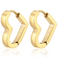Flat Heart Gold (Single Piece)