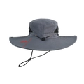 Cappello da sole grigio per esterno con tesa larga 12 cm e coulisse regolabile - L / grigio scuro