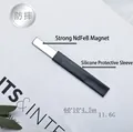 Strong neodymium cat eye nail magnet with black protective silicone sleeve 60mm - CT-16 Long Cat Eye Magnet (With Silicone Case)