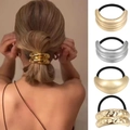 Punk-Stil Metall-Haarringe in Gold und Silber mit geometrischen Designs im praktischen Set - Set 11 (Verschiedene Gold/Silber Manschetten)