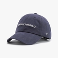 Berretto da baseball in cotone grigio scuro con ricami bianchi SMOOHTMAOD e numero 86 - Regolabile / Blu navy