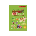 DIY Farm Sticker Book for kids featuring 41 reusable cartoon animal and vegetable stickers - My Farm (T49)
