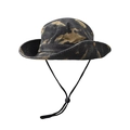 Cappello boonie mimetico outdoor con cordino regolabile e tesa larga per protezione solare - M (56-59cm) / Camuffamento Giallo