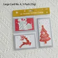 Large Card Type 4 Set of 3