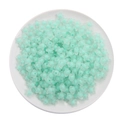 Mint green star-shaped acrylic beads with matte jelly texture for DIY jewelry making - Frosted Cyan Star