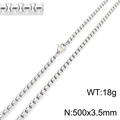 Silver 500mm x 3.5mm
