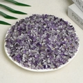 Natural purple amethyst tumbled stone chips for aromatherapy and home decoration - Amethyst (leaning Towards White Please Consider Carefully Before Purchasing) 5-7mm 1000g