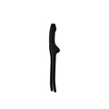 Kitchen tong variant from the 5-piece silicone cooking set in textured black finish - Food Tongs Steel Core (Black)