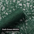 Dark green hollowed fiber mesh wrapping paper for floral bouquets, 50x70cm, 5 sheets - Dark Green