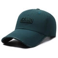 Dark green breathable quick-dry sports cap with 3D GRAND embroidery and RSPORT detail - Malachite green
