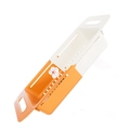 Cestello scolapasta allungabile per lavello in arancione e bianco con manici - 48*18.5*8cm / Arancione Bianco